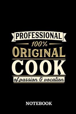 Book cover for Professional Original Cook Notebook of Passion and Vocation