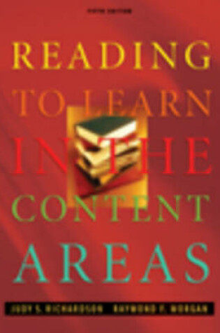 Cover of Reading to Learn in the Content Areas (Non-Infotrac Version )