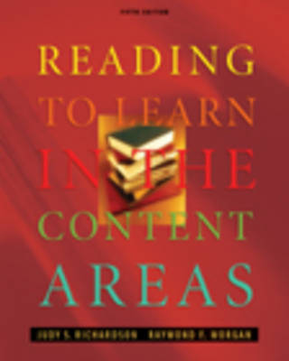 Book cover for Reading to Learn in the Content Areas (Non-Infotrac Version )