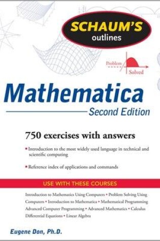 Cover of Schaum's Outline of Mathematica, Second Edition