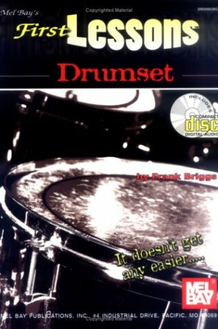 Cover of First Lessons Drumset Book/CD Set