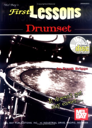 Book cover for First Lessons Drumset Book/CD Set