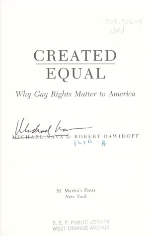 Book cover for Created Equal