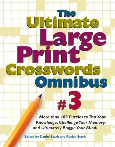 Book cover for Ultimate Large Print Crosswords Omnibus