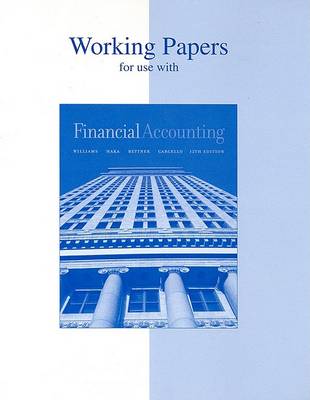 Book cover for Working Papers for Use with Financial Accounting