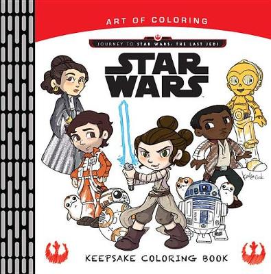 Book cover for Art of Coloring Journey to Star Wars: The Last Jedi: Keepsake Coloring Book
