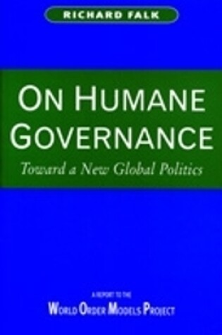 Cover of On Humane Governance
