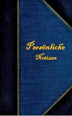 Book cover for Pers�nliche Notizen (Notizbuch)