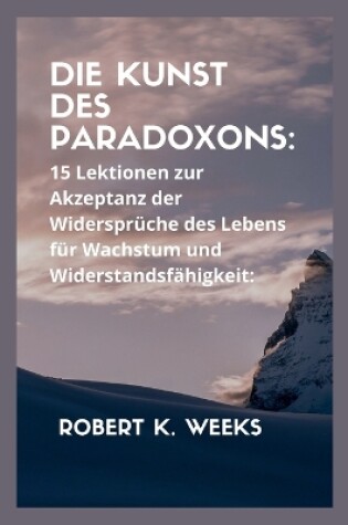 Cover of Die Kunst des Paradoxons