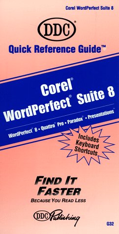 Book cover for Corel Wordperfect Suite 8 Quick Reference Guide