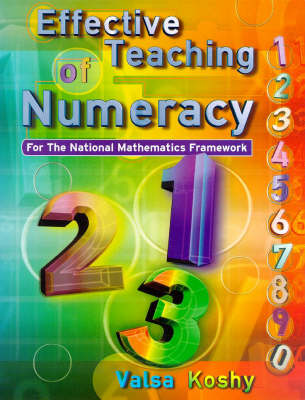 Book cover for Effective Teaching of Numeracy