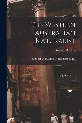 Cover of The Western Australian Naturalist; v.20