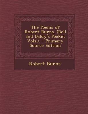 Book cover for Poems of Robert Burns. (Bell and Daldy's Pocket Vols.).