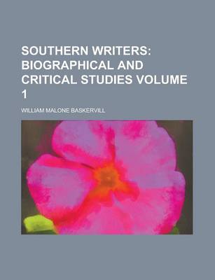 Book cover for Southern Writers Volume 1