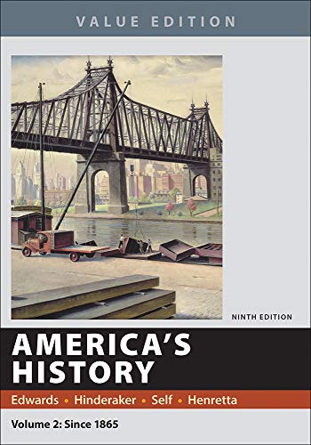 Book cover for Loose-Leaf Version for America's History, Value Edition, Volume 2