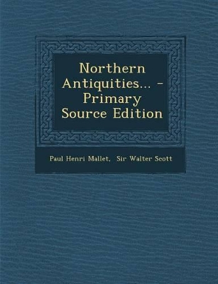 Book cover for Northern Antiquities... - Primary Source Edition