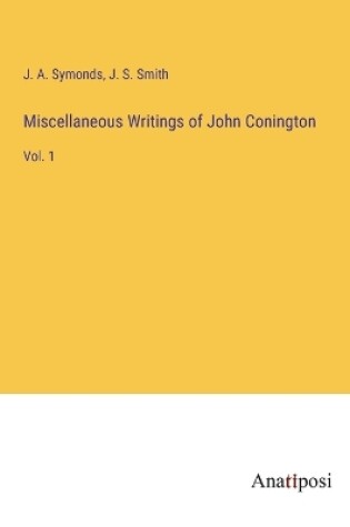 Cover of Miscellaneous Writings of John Conington