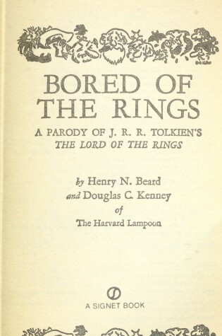 Cover of Beard & Kenney : Bored of the Rings