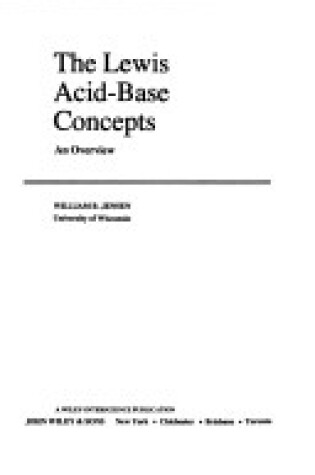 Cover of The Lewis Acid-base Concepts