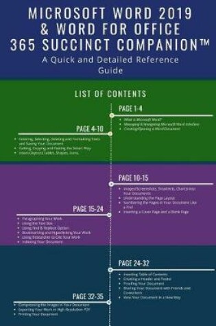 Cover of Microsoft Word 2019 & Word for Office 365 Succinct Companion(TM)