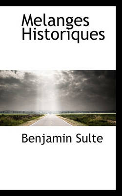 Book cover for Melanges Historiques