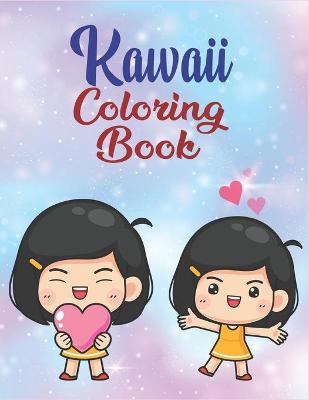 Book cover for Kawaii Coloring Book