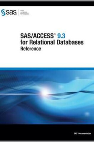 Cover of SAS/ACCESS 9.3 for Relational Databases