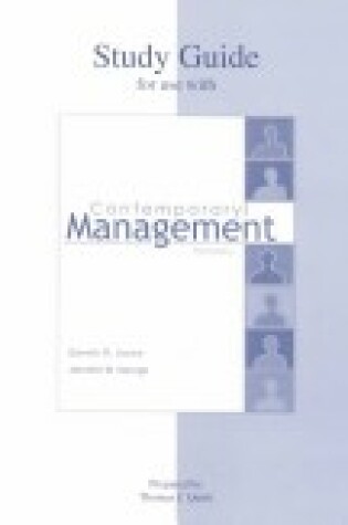 Cover of Student Study Guide to accompany Contemporary Management