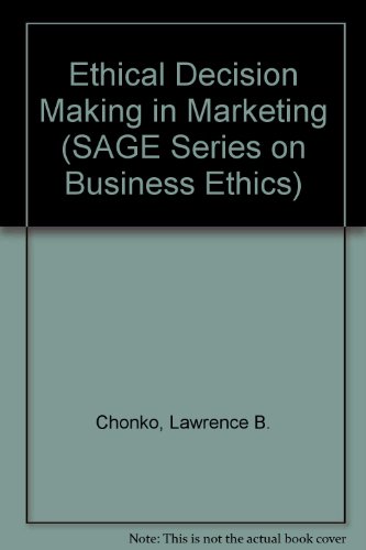 Cover of Ethical Decision Making in Marketing