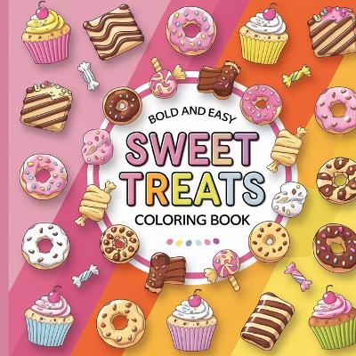 Book cover for Sweet Treats Coloring Book