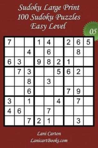 Cover of Sudoku Large Print - Easy Level - N°5