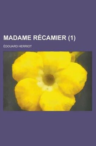 Cover of Madame R Camier (Volume 1)