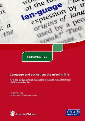 Book cover for Language and Education: The Missing Link