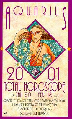 Book cover for 2001 Total Horoscope: Aquarius
