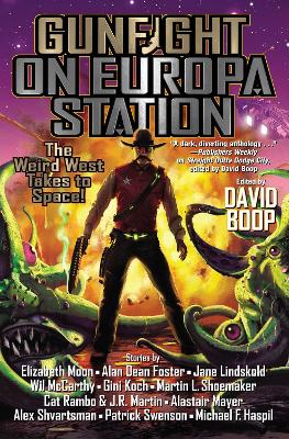 Book cover for Gunfight on Europa Station