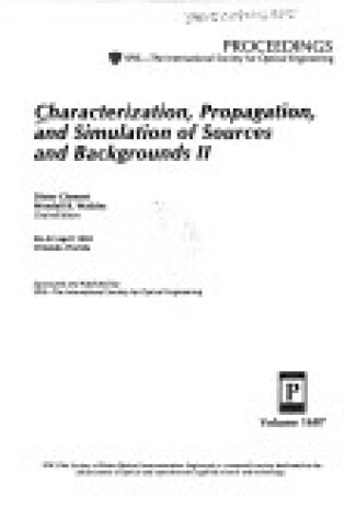 Cover of Characterization Propagation & Simulation of S