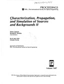 Book cover for Characterization Propagation & Simulation of S