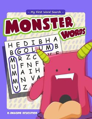 Book cover for My First Word Search - Monster Words