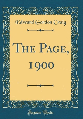 Book cover for The Page, 1900 (Classic Reprint)