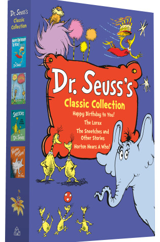 Cover of Dr. Seuss's Classic 4-Book Boxed Set Collection