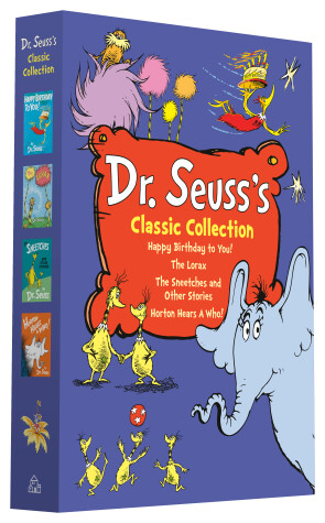 Cover of Dr. Seuss's Classic 4-Book Boxed Set Collection