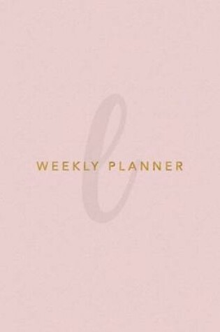 Cover of L Weekly Planner