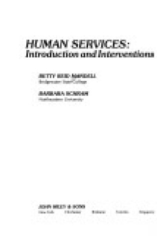 Cover of Services