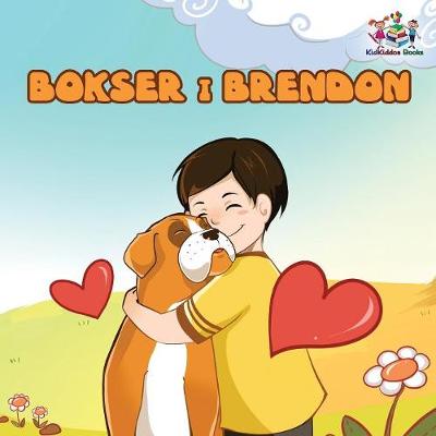 Book cover for Boxer and Brandon (Serbian children's book)