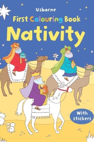 Cover of First Colouring Book Nativity + stickers