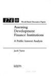 Book cover for Assessing Development Finance Institutions