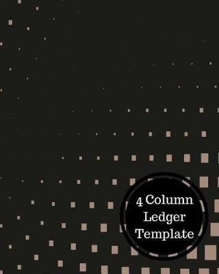 Book cover for 4 Column Ledger Template