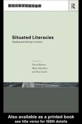 Cover of Situated Literacies