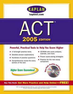 Cover of Kaplan ACT 2005