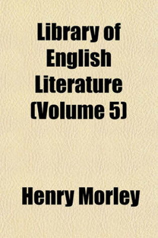 Cover of Library of English Literature (Volume 5)